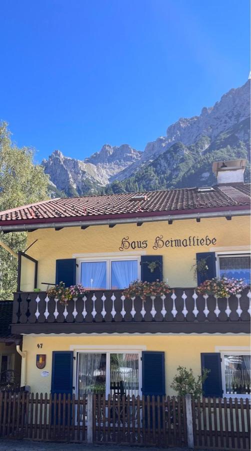 Haus Heimatliebe Daire Mittenwald Dış mekan fotoğraf